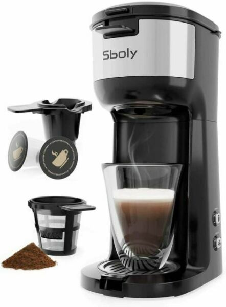 Sboly 6in1 Coffee Maker -Black Photo Related