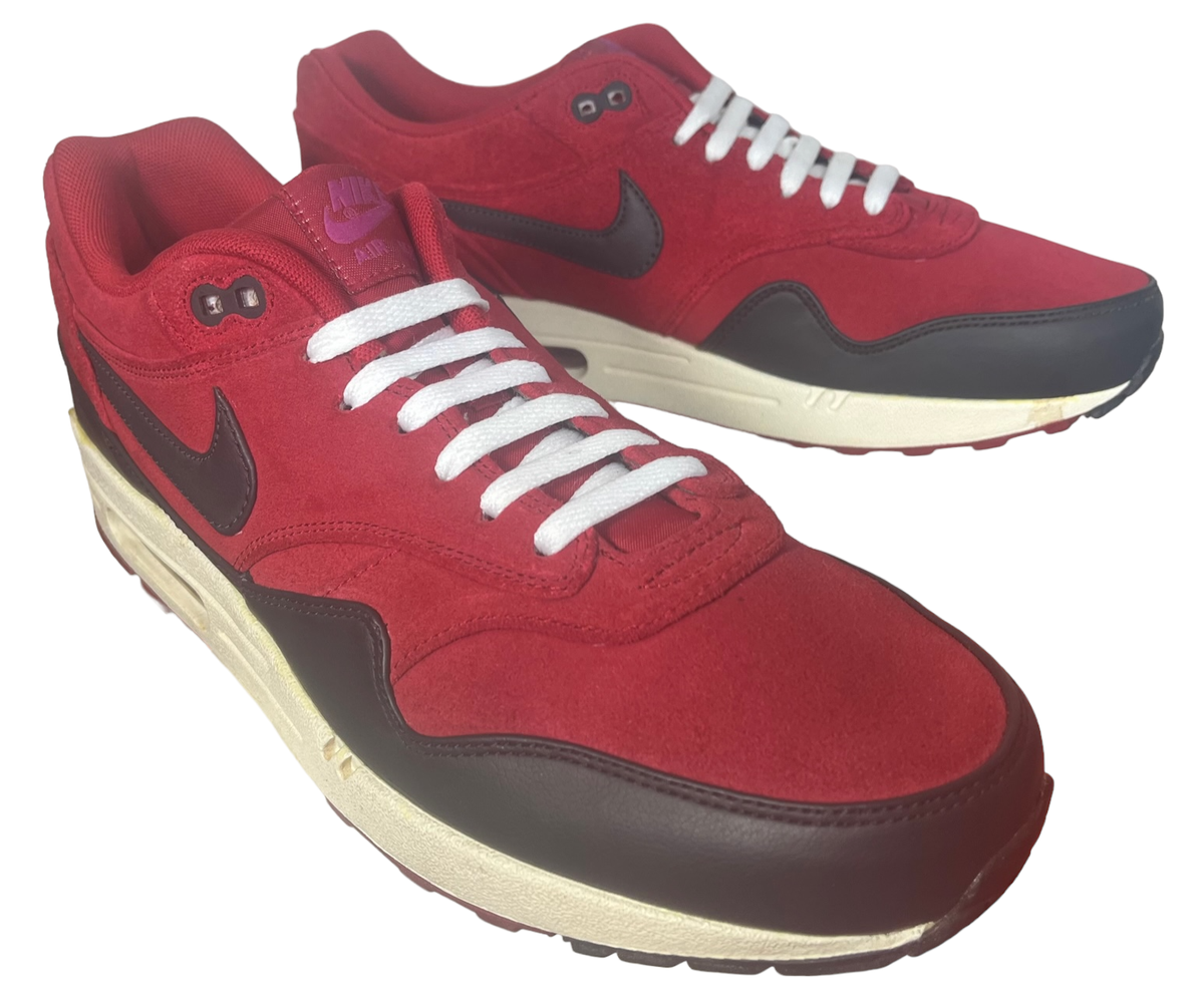 Nike Air Max PRM Red White Anthracite UK 10 Eu 45 512033 606