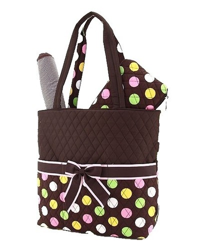 Westlife Diaper Bag Back Pack Polka Dot Red and Brown | eBay display picture 2