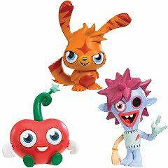 Moshi Monsters Poseable Figures - Zommer, Katsuma and Luvli | eBay