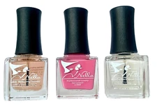 NELLA Healthier Nail Polish + All-In-One, Base/Topcoat, Nail/Cuticle Moisturizer