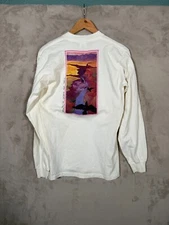 VIntage Murina T-Shirt Mens Medium Flying With Ravens Art Graphic