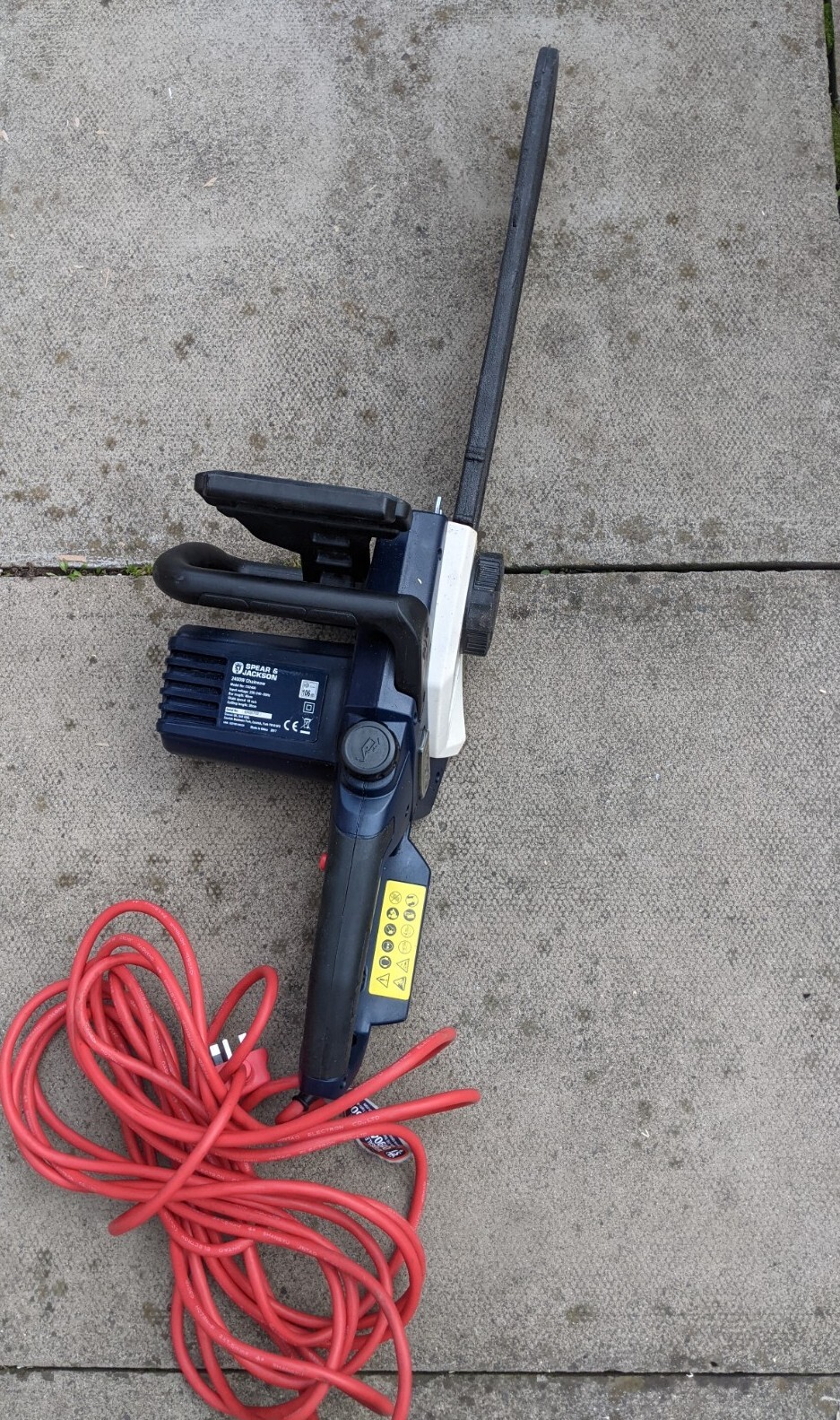 Spear & Jackson Electric Chainsaw 2400W chain saw CD2400 powerful 40cm corded eBay