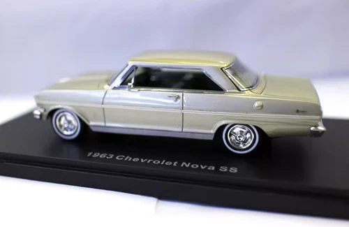 1/43 Resin car model Chevrolet Nova SS 1963 khaki - Picture 6 of 11