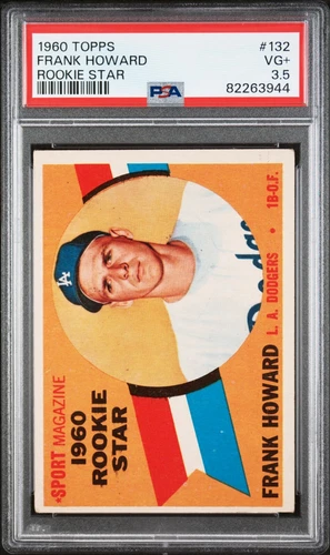 1960 Topps #132 Frank Howard RC PSA 3.5