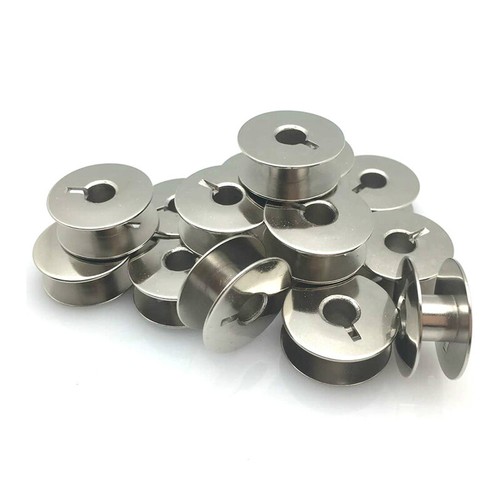 5/20Pcs Universal Machine Needle Threads Bobbins Metal Empty Spools Sewing Tools - Picture 12 of 14