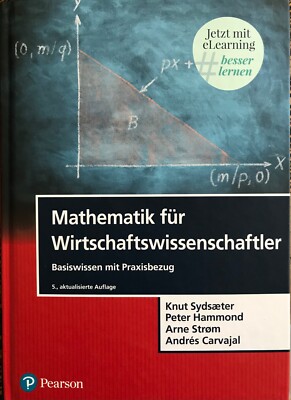 Pearson Mathematik für Wirtschaftswissenschaftler 9783868943061