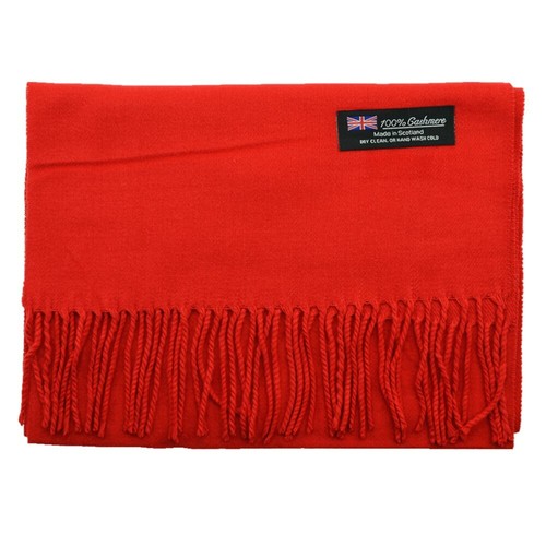 Mens Womens Winter Plain Solid Wool Scotland Made 100% Cashmere Scarf Scarves - Picture 19 of 31