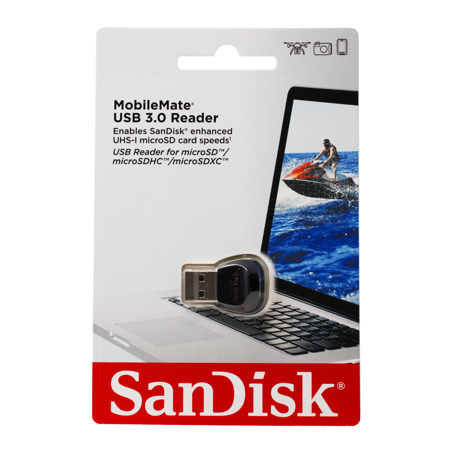 SanDisk MobileMate USB 3.0 Reader Memory Card For MicroSD SDHC SDXC