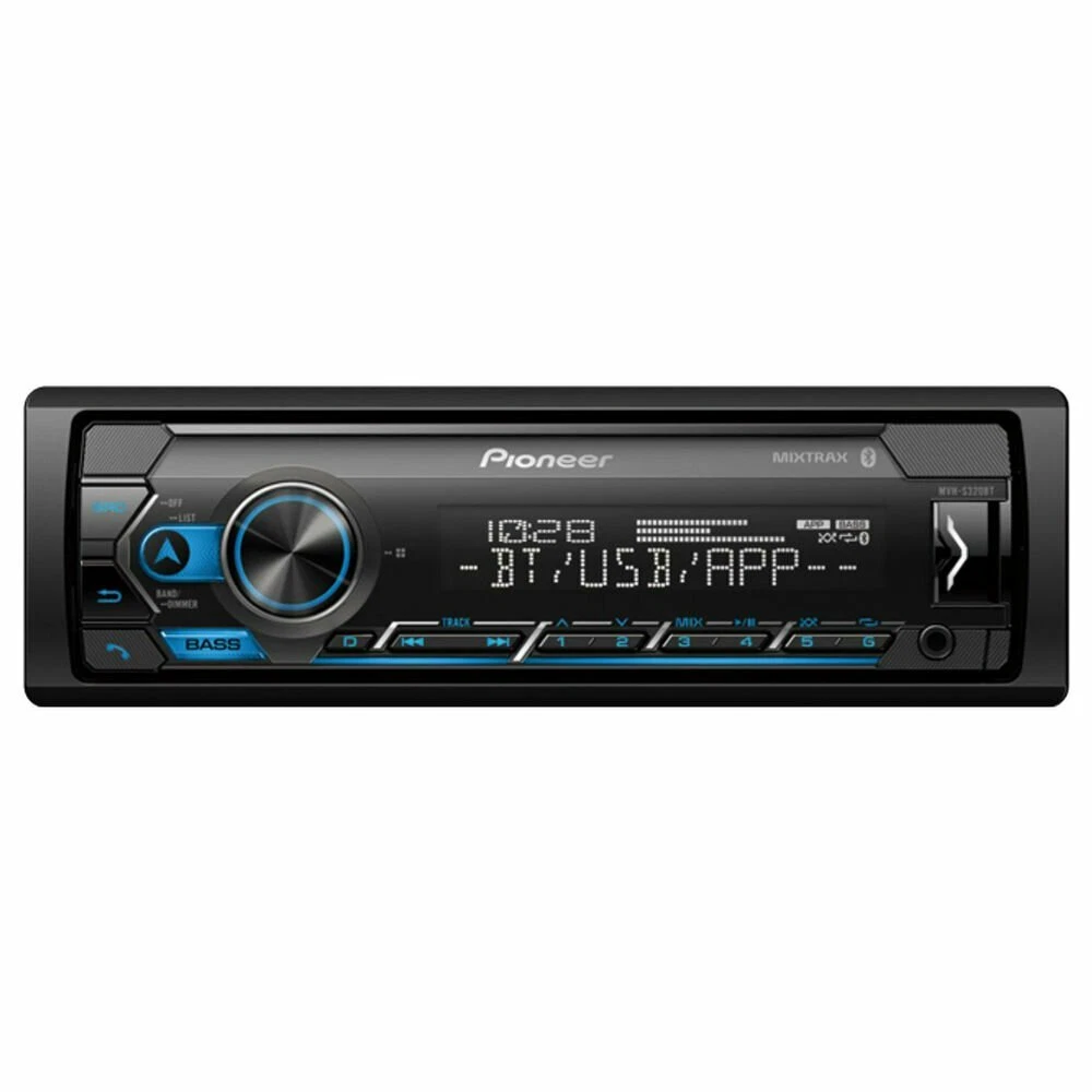 Pioneer MVH-S320BT Single DIN Bluetooth Digital Media In-Dash 