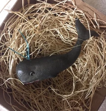 New 3D Dresden Paper Ornament Sperm Whale Christmas Tree Dec