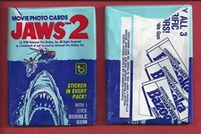 1978 Topps Jaws 2 Movie single Wax Pack