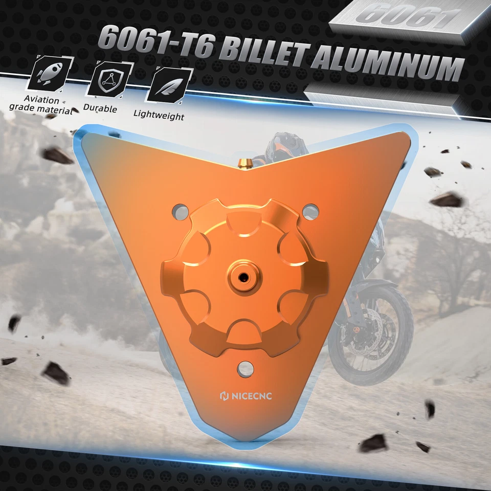 Aluminum High Fuel Filler Neck Cap For KTM 690 Enduro & SMC 2008/2009/2010-2018 - Image 3 of 4