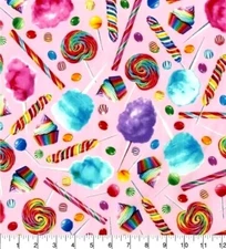 Hi Fashion  - Rainbow Candy 🍬 Mixed Quilting And Crafting Fabric 