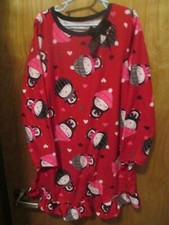 GIRLS JUMPING BEANS SIZE 7 FLEECE NIGHTGOWN PENGUINS