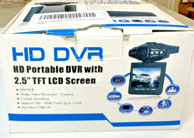HD DVR HD Portable DVR With 2.5'' TFT LCD Screen