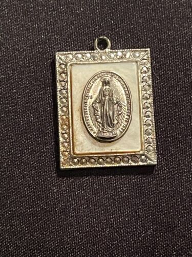 Sterling Silver Religious Catholic Mary Charm