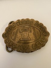 Tiffany  Co. 100 Years Ago Liberty Bell Brass Belt Buckle, Vintage