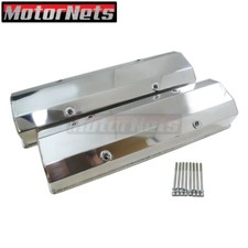 Sbc Chevy Polish Fabricate Aluminum Valve Cover 283 305 307 327 350 Nohole Small