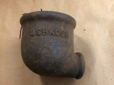 Vintage Cast Iron Oshkosh Well Water Conductor Diverter Cup Windmill Pump