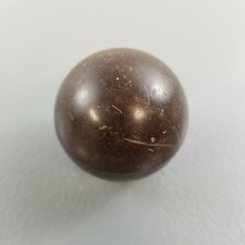 Vintage Gear Shift Knob 1 34 Brown Maroon Shifter Threaded Ball Rat Rod