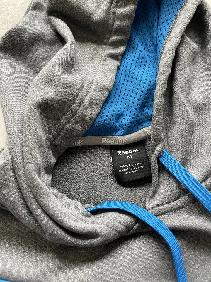 REEBOK CROSSFIT WORKOUT HOODIE SWEATSHIRT SIZE MEDIUM - Image 3 of 4