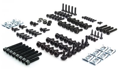 Verkleidungsschrauben Set Peugeot Speedfight 2 Clipsen Vario Schrauben schwarz