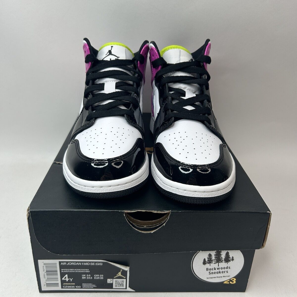 Nike Air Jordan 1 Mid GS SE “Cyber Active Fuchsia” CZ9835 Nike Air Jordan 1 Mid GS SE “Cyber Active Fuchsia” CZ9835