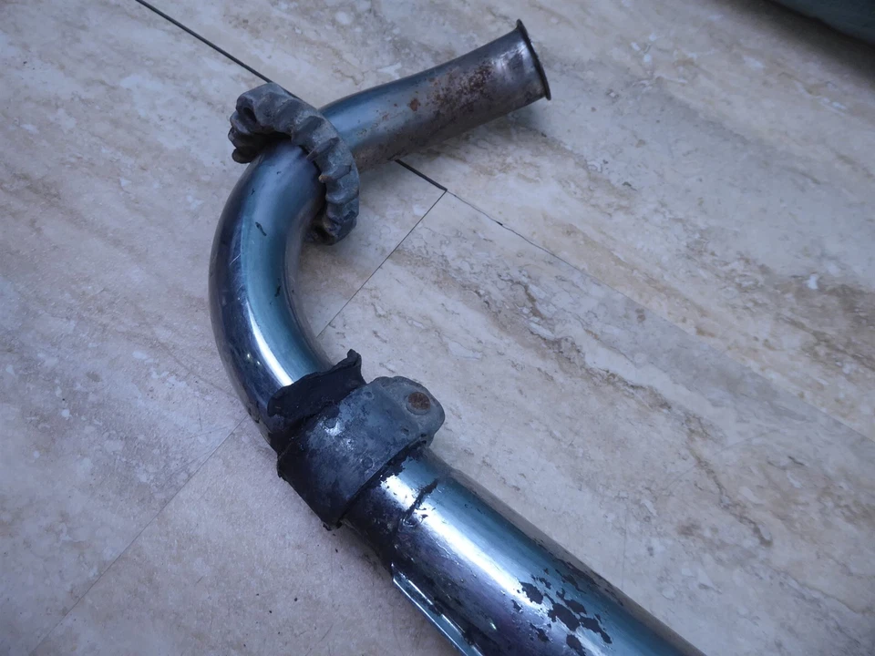 Silenciador de cabezal de tubo de escape izquierdo Bridgestone 350 GTR 1969-71 PL1145-E2+ Foto 3 de 4