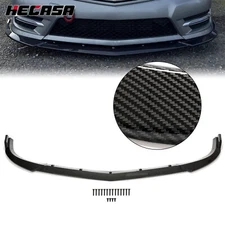 Carbon Fiber Color Front Bumper Lip Splitter Spoiler For Benz W204 Sport 2012-14