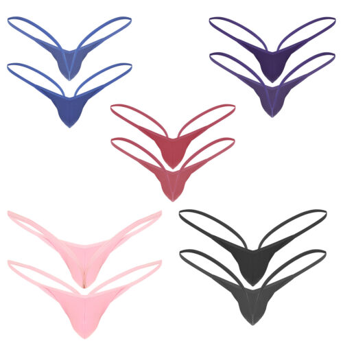 DE Herren Jockstrap Mini Strings Tanga Bikini Slip Bulge Beutel Sexy Unterwäsche