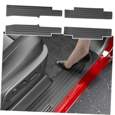 Interior Door Sill Protector Compatible Compatible with 2019-2026 Silverado
