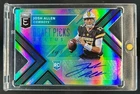 2018 Elite Draft Picks Josh Allen Auto RC Status Die Cut Teal #1/1
