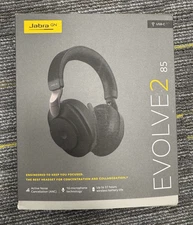 Jabra Evolve2 85 Stereo Wireless Bluetooth Headset with Mic - Black