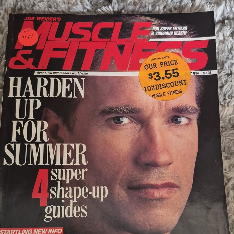 Muscle & Fitness Joe Weider June 1990 Bodybuilding Fitness Health Magazine