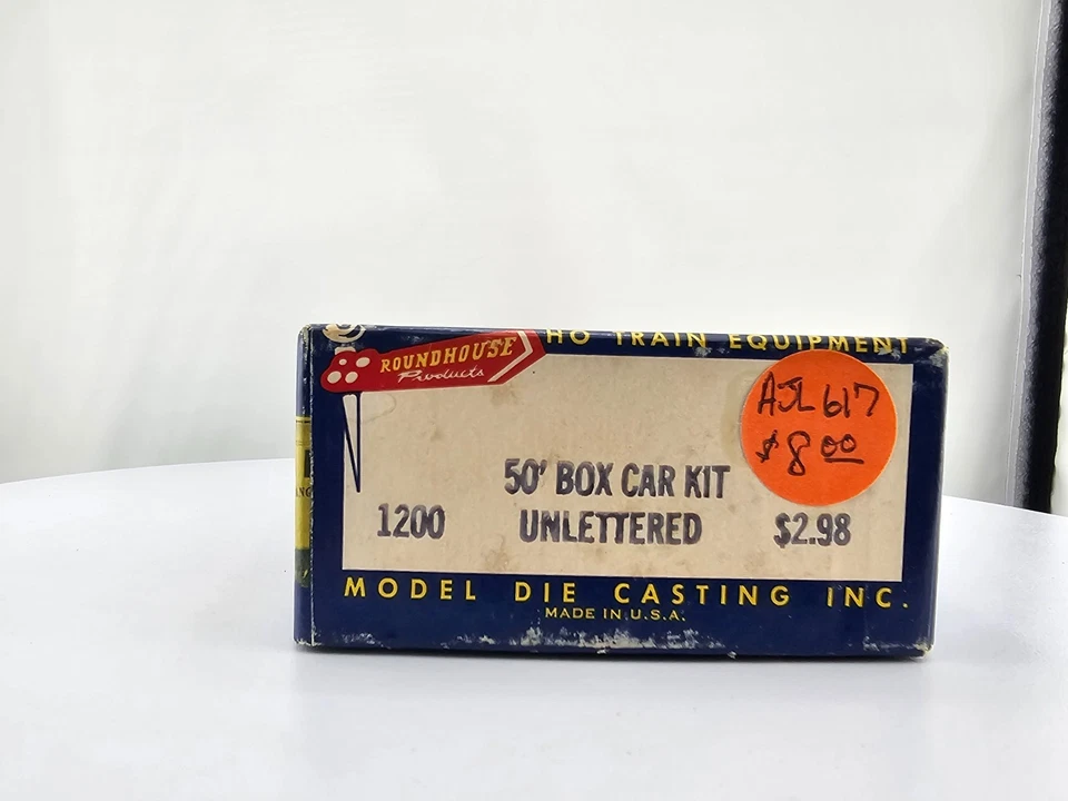 Roundhouse HO Scale 50' Box Car Frisco NIRX 14007 Train Car Unassembled Kit - Image 3 of 4