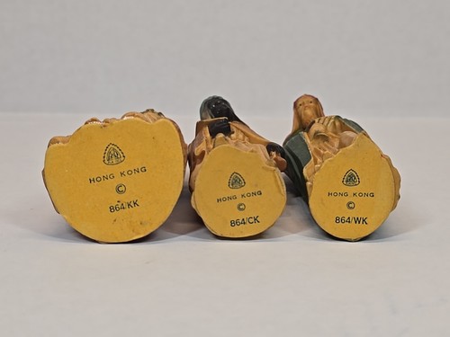 Vtg 1980s 12 Piece Art Plastic Celluloid Nativity Set #864 Rare Hong Kong - Picture 9 of 22