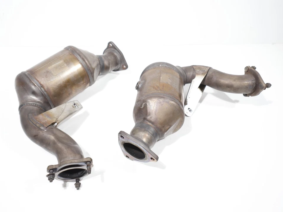Audi A6 A7 3.0T 2016-18 solo sistema de escape lateral izquierdo y derecho conjunto de tubos de escape 63 k Foto 3 de 4