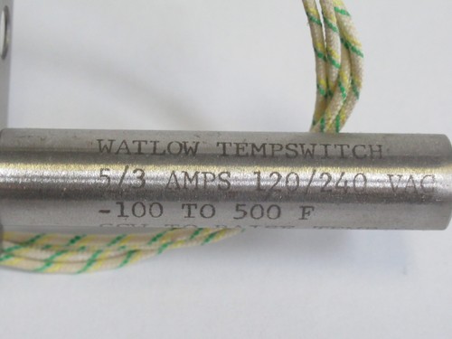 Watlow TS0JP05A Temperature Switch -100 to 500°F Preset 455°F 120/240V NOP - Picture 3 of 4