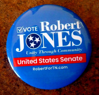 2026 TENNESSEE ROBERT JONES Independiente para Senado de los Estados Unidos Logo Botón