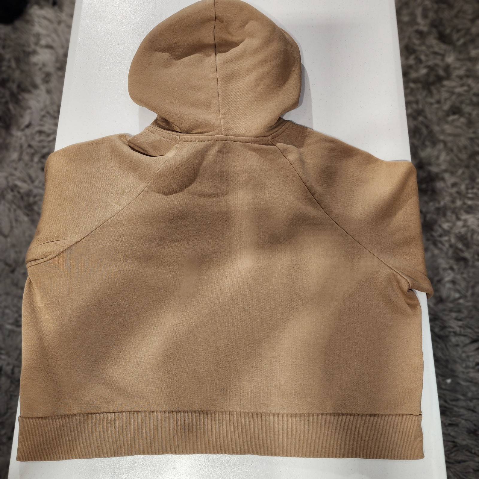 Under Armour women's Brown Full Zip Hoodie XL Fleece Hooded Logo Long Sleeve thumbnail 9