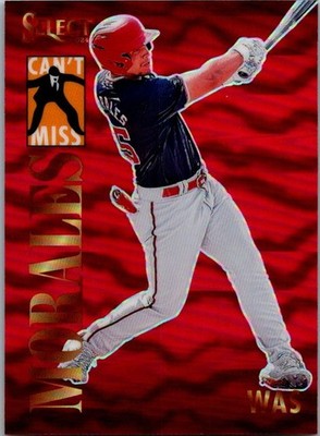 2024 Panini Select #22 Yohandy Morales Can't Miss Red Prizms #/99