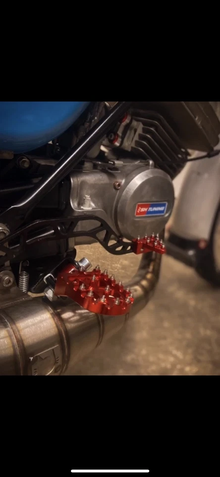 Simson CNC Fußrastenträger und Bremshebel Set - Bild 3 von 4