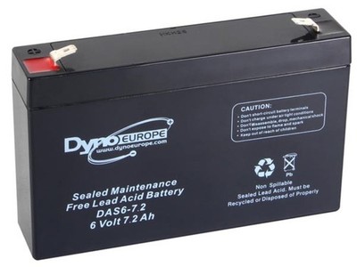 Dyno Europe BLEIAKKU - 6 V - 7.2 Ah - 150 x 34 x 100 mm