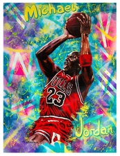 Nastya Rovenskaya- Original Oil on Canvas "Classic MJ"