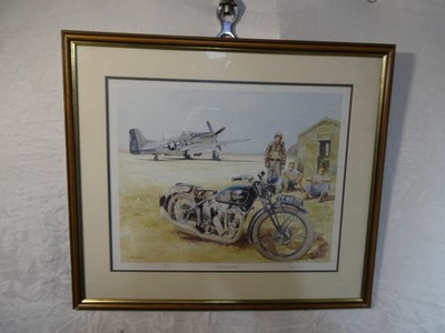FOREIGN AFFAIR - ROY BARRETT Signed Ltd Ed. 49/600 Print VELO / MUSTANG #U9