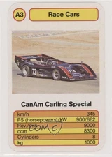 1986 Ace Trumps Race Cars CanAm Carling Special #A3