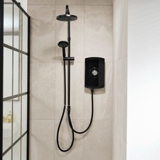Triton Amore DuElec™ Gloss Black Electric Shower - 9.5kW