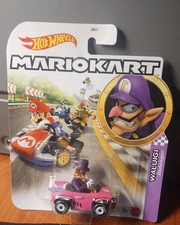 Hot Wheels Mario Kart WALUIGI Badwagon Brand New Hard To Find Mattel Nintendo