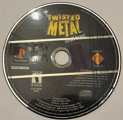 Twisted Metal: Small Brawl (Sony PlayStation 1, 2001) (AS-IS, Disc only)